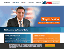 Tablet Screenshot of holger-bellino.de
